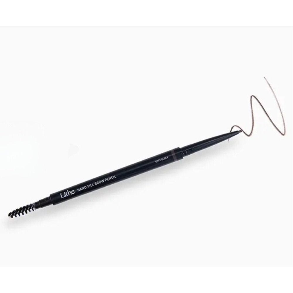 Lithe ~ NANO FILL Brow Pencil ~ Soft Black Full Size Sealed